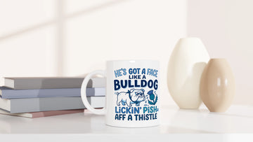 Scottish Mugs | Lickin' Pish Aff a Thistle
