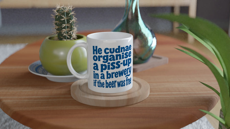 Scottish Mugs | Piss-up in a brewery