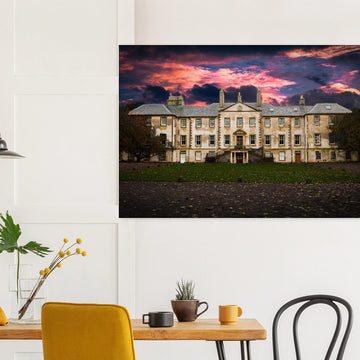 Newhailes house and gardens Edinburgh Scotland poster on premium matte paper