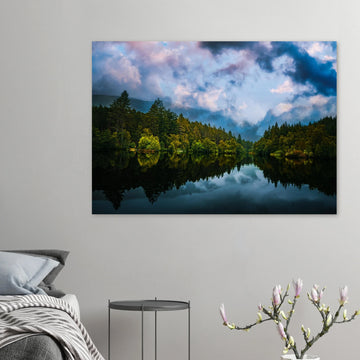 Loch Lochan sunset wall art premium matte poster