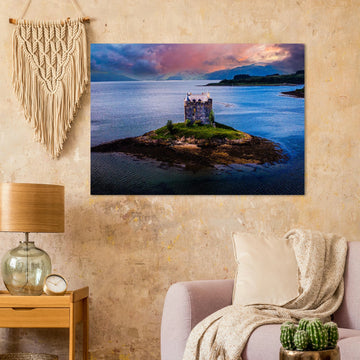 Castle Stalker wall art poster print premium matte
