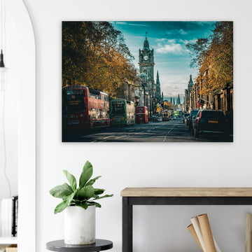 Edinburgh Balmoral clock wall art premium matte poster