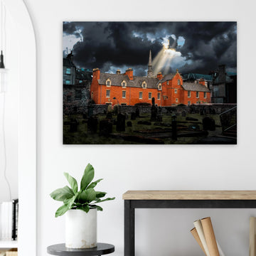 Abbot House Dunfermline Scotland poster on premium matte paper