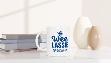 Scottish Mugs | Wee Lassie - Charming Highland Cow