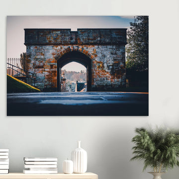 Linlithgow Palace gate wall art premium matte poster