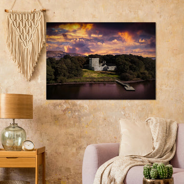 Loch Leven Castle Fife Scotland poster on premium matte paper