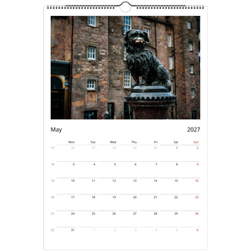 Edinburgh calendar 2027
