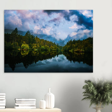 Loch Lochan sunset wall art premium matte poster