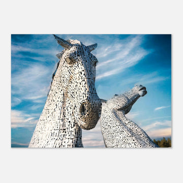 The Kelpies Closeup Falkirk wall art print