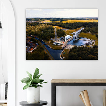 Falkirk Wheel wall art premium matte poster