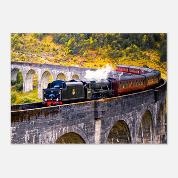 Glenfinnan viaduct wall art poster print premium matte