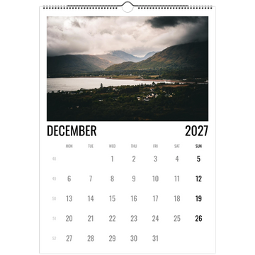 Glencoe 2027 calendar