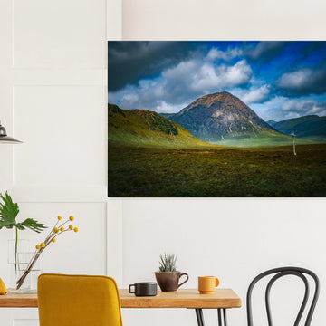 Buachaille Etive Mor Highlands Scotland poster on premium matte paper