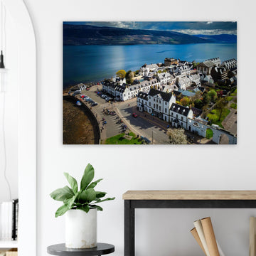 Inveraray wall art poster Loch Fyne Scotland townscape
