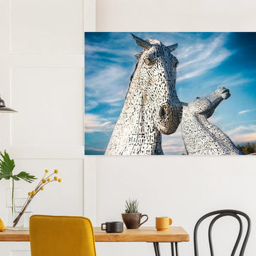 The Kelpies Closeup Falkirk wall art print