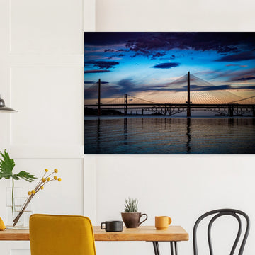 Forth Bridge Scotland sunset print on premium matte paper