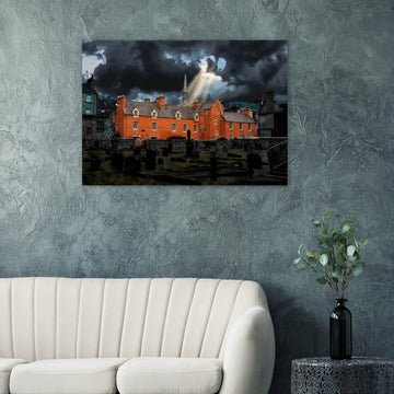 Abbot House Dunfermline Scotland poster on premium matte paper