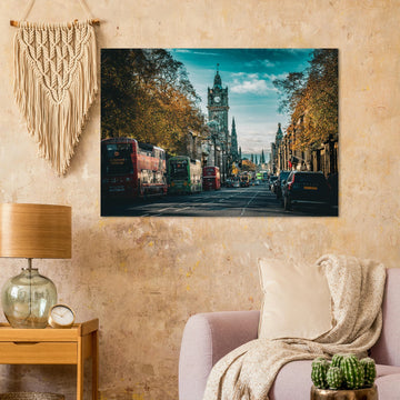 Edinburgh Balmoral clock wall art premium matte poster