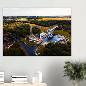 Falkirk Wheel wall art premium matte poster
