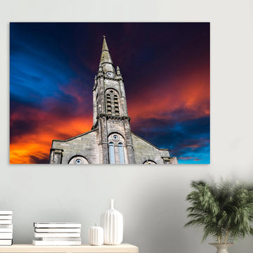 Guru Nanak Gurdwara Edinburgh Scotland poster on premium matte paper