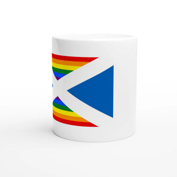 Scottish Mug | LGBT+ Saltire flag