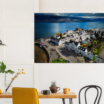Inveraray wall art poster Loch Fyne Scotland townscape