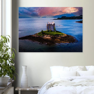 Castle Stalker wall art poster print premium matte