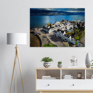 Inveraray wall art poster Loch Fyne Scotland townscape