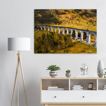 Glenfinnan Viaduct Scotland framed poster room display