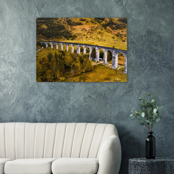 Glenfinnan Viaduct Scotland art print gift idea