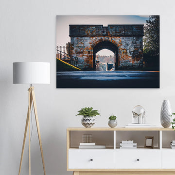 Linlithgow Palace gate wall art premium matte poster