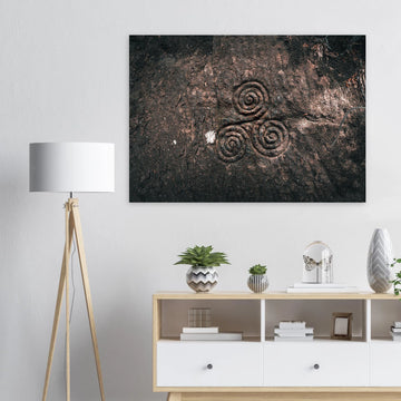 Triskelion wall art poster Midlothian Scotland premium matte