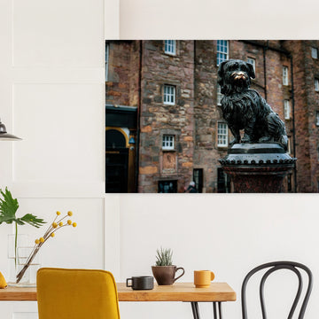 Greyfriars Bobby wall art print of famous Edinburgh statue