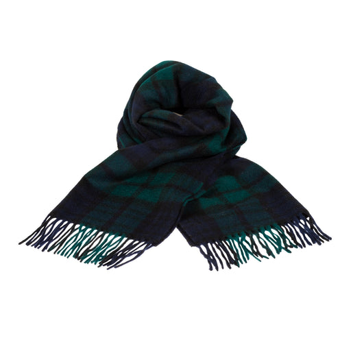 Cashmere Wide Scarf | Black Watch
