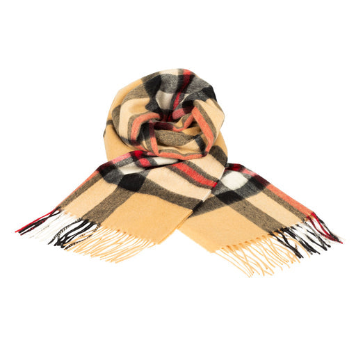 Cashmere Wide Scarf | Thomson Camel