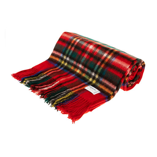 Lambswool Blanket Stewart Royal | 100% Lambswool