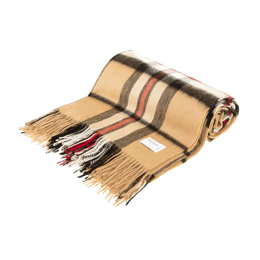 Lambswool Blanket Thomson Camel | 100% Lambswool