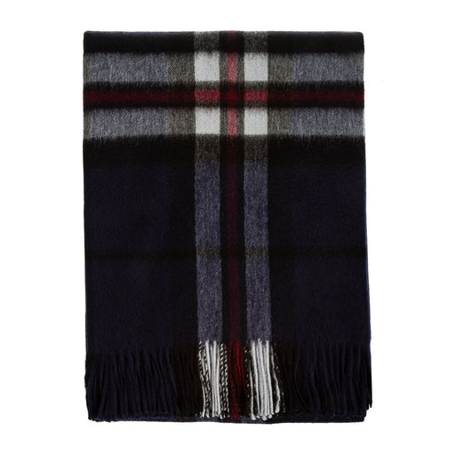 Lambswool Blanket Thomson Navy | 100% Lambswool