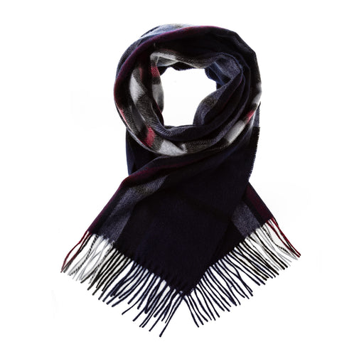 Cashmere Wide Scarf | Thomson Navy