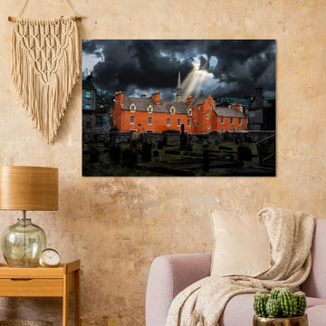 Abbot House Dunfermline Scotland poster on premium matte paper