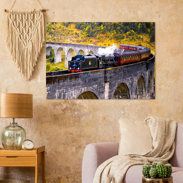 Glenfinnan viaduct wall art poster print premium matte