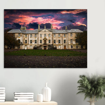 Newhailes house and gardens Edinburgh Scotland poster on premium matte paper