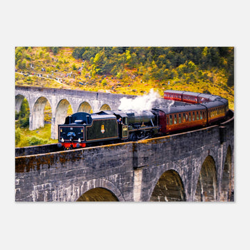 Glenfinnan viaduct wall art poster print premium matte