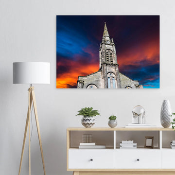 Guru Nanak Gurdwara Edinburgh Scotland poster on premium matte paper