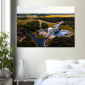 Falkirk Wheel wall art premium matte poster