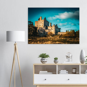 Craigmillar castle wall art poster print premium matte