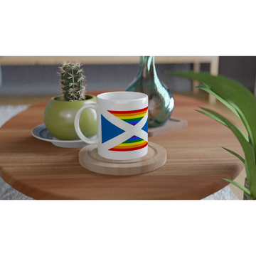 Scottish Mug | LGBT+ Saltire flag