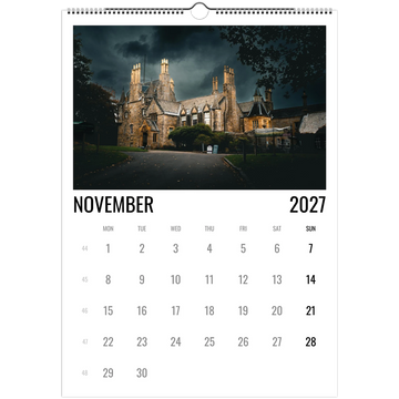 Edinburgh calendar 2027