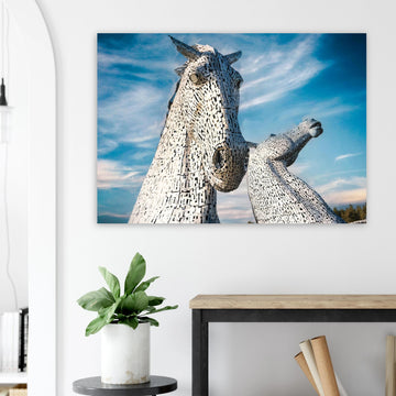 The Kelpies Closeup Falkirk wall art print