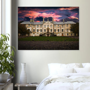 Newhailes house and gardens Edinburgh Scotland poster on premium matte paper